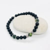 presentation du bracelet obsidienne et jade nephrite