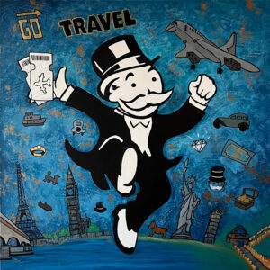 Alternative view of Travel - 80 x 80 cm