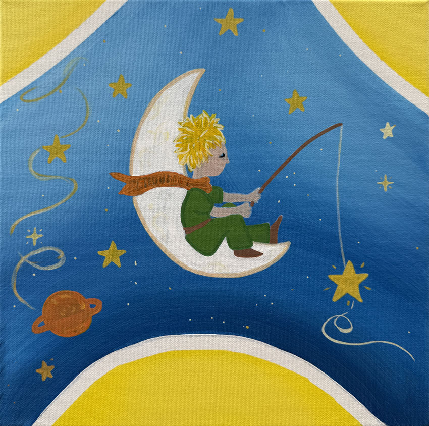 L’attrape rêve 30 x30 cm disponible sur demande – Image 2